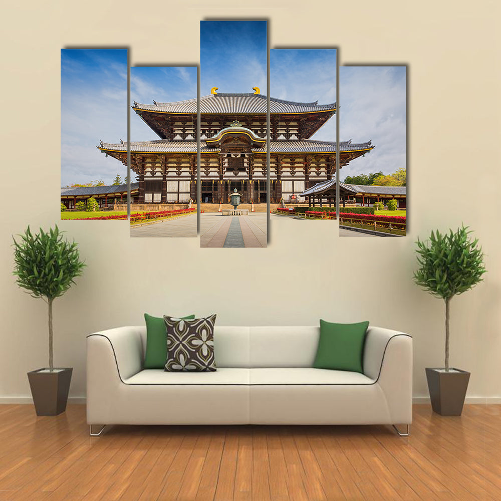Todaiji Great Buddha Hall, Nara Canvas Wall Art