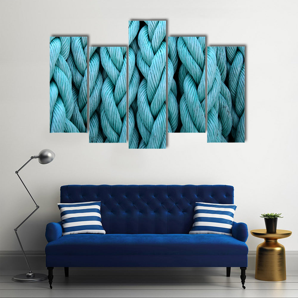 Rope On A Boat Canvas Wall Art