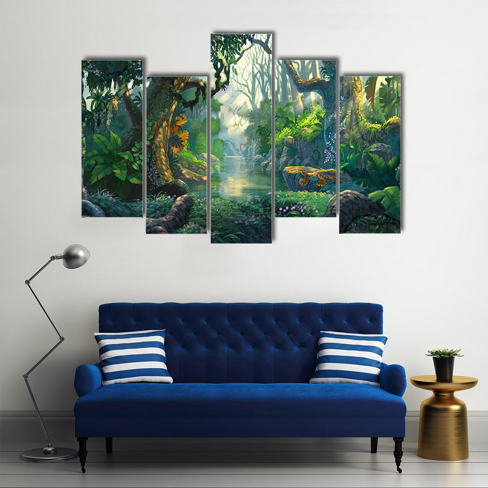 Fantasy Forest Canvas Wall Art
