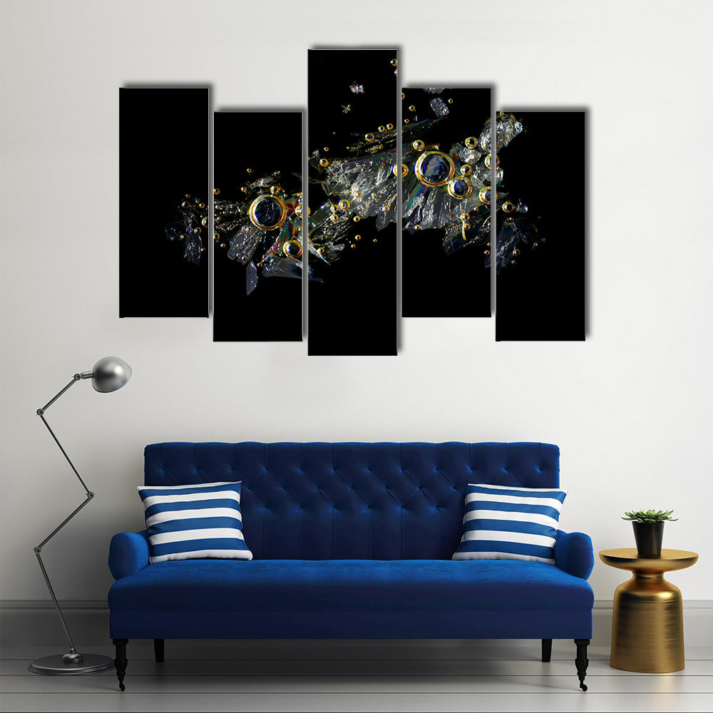 Vitamin C In Crystallized Form Canvas Wall Art