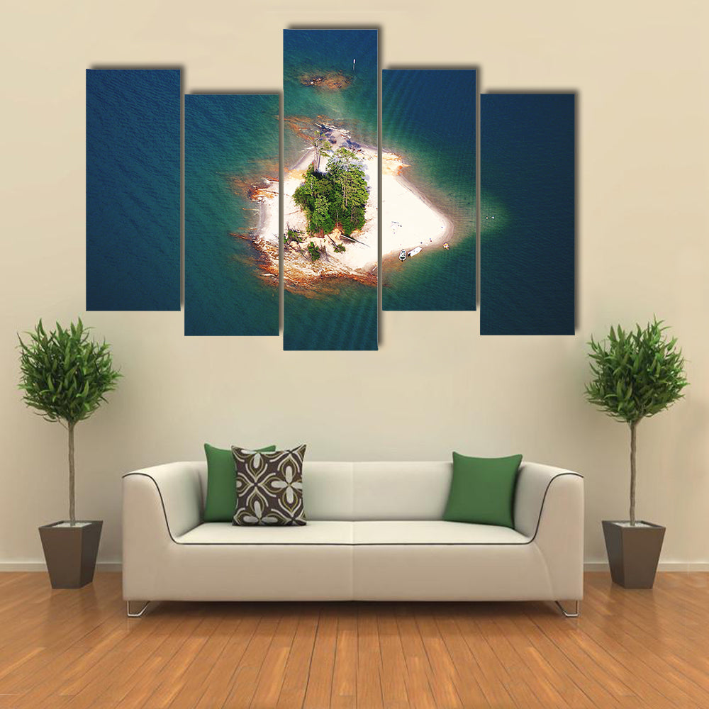 Island on Lake Lanier, Georgia Canvas Wall Art
