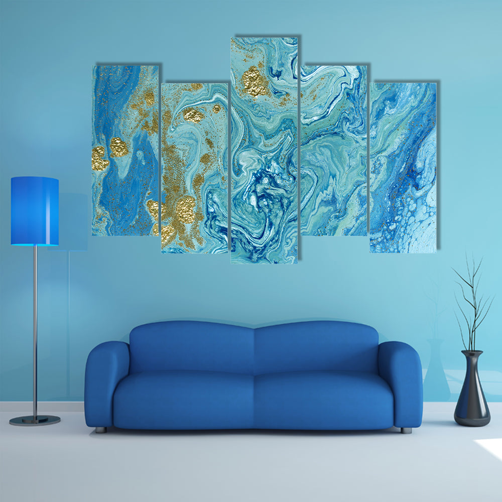 Liquid Marble Pattern Canvas Wall Art