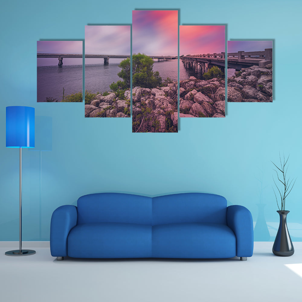 Bridges Between Amelia and Big Talbot Islands Canvas Wall Art