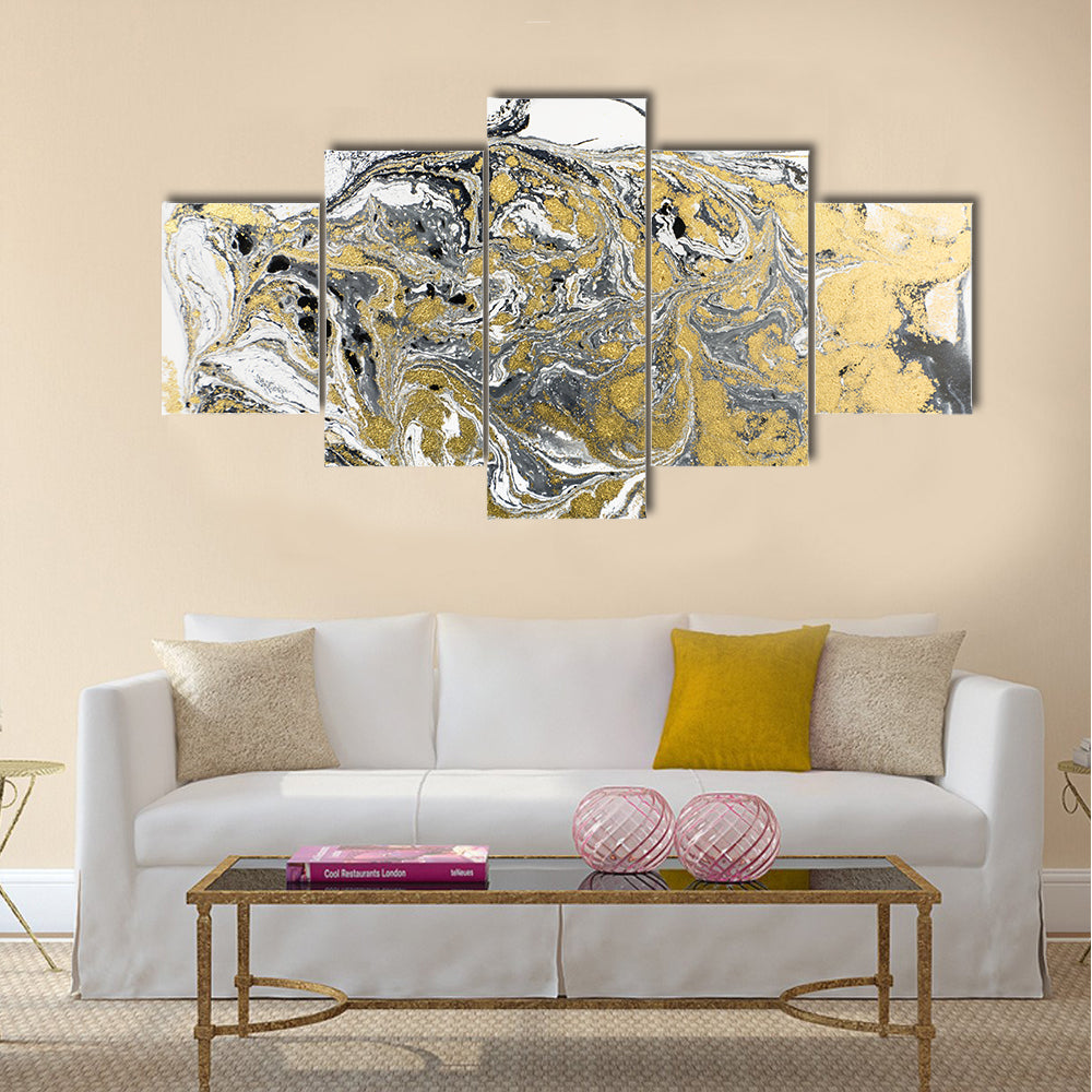 Marble Acrylic Abstract Canvas Wall Art