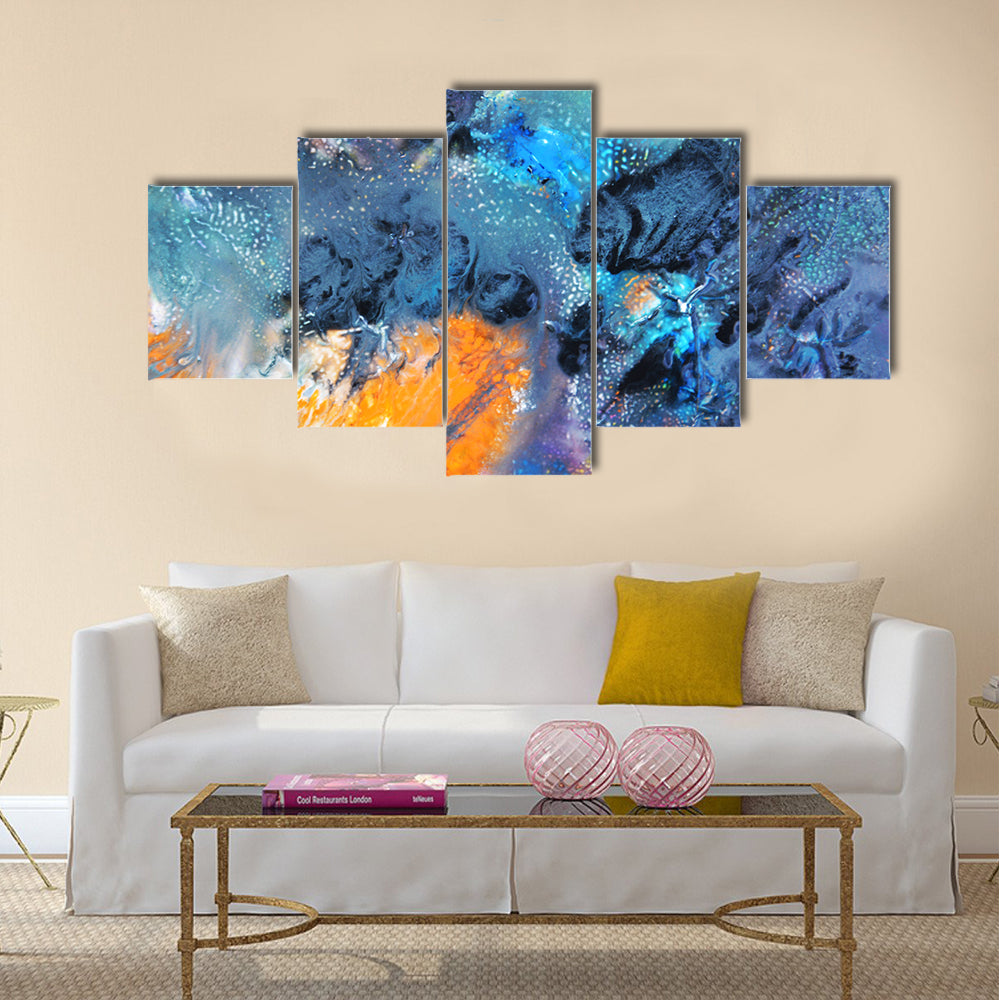 Icy Bright Texture Canvas Wall Art