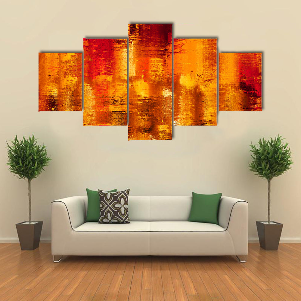 Shining Brushstrokes Canvas Wall Art