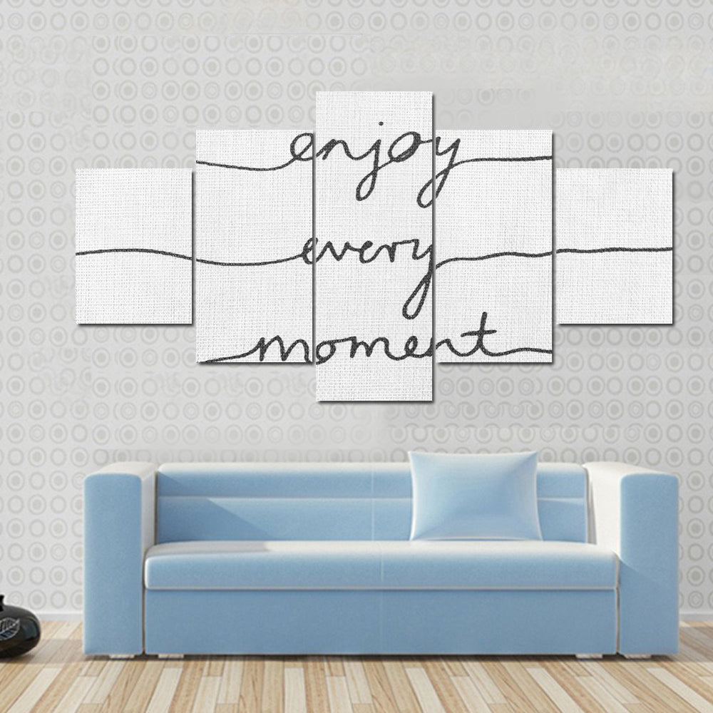 Quote For Positive Thinking Canvas Wall Art