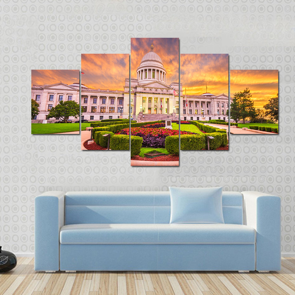 Arkansas State Capitol Building Canvas Wall Art