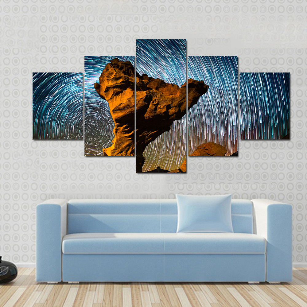 Arbol de Piedra Stone In Bolivia Canvas Wall Art