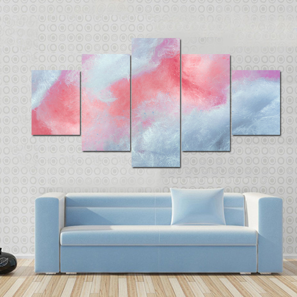 Cotton Candy Artwork Canvas Wall Art