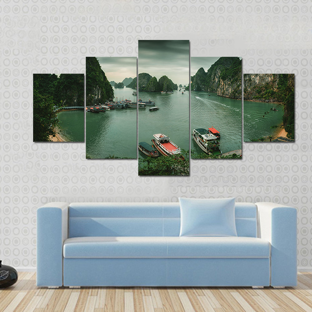 Ha Long Bay In Vietnam Canvas Wall Art