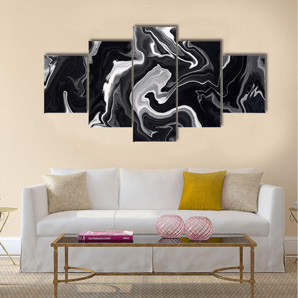 Marble Textured Artwork Canvas Wall Art
