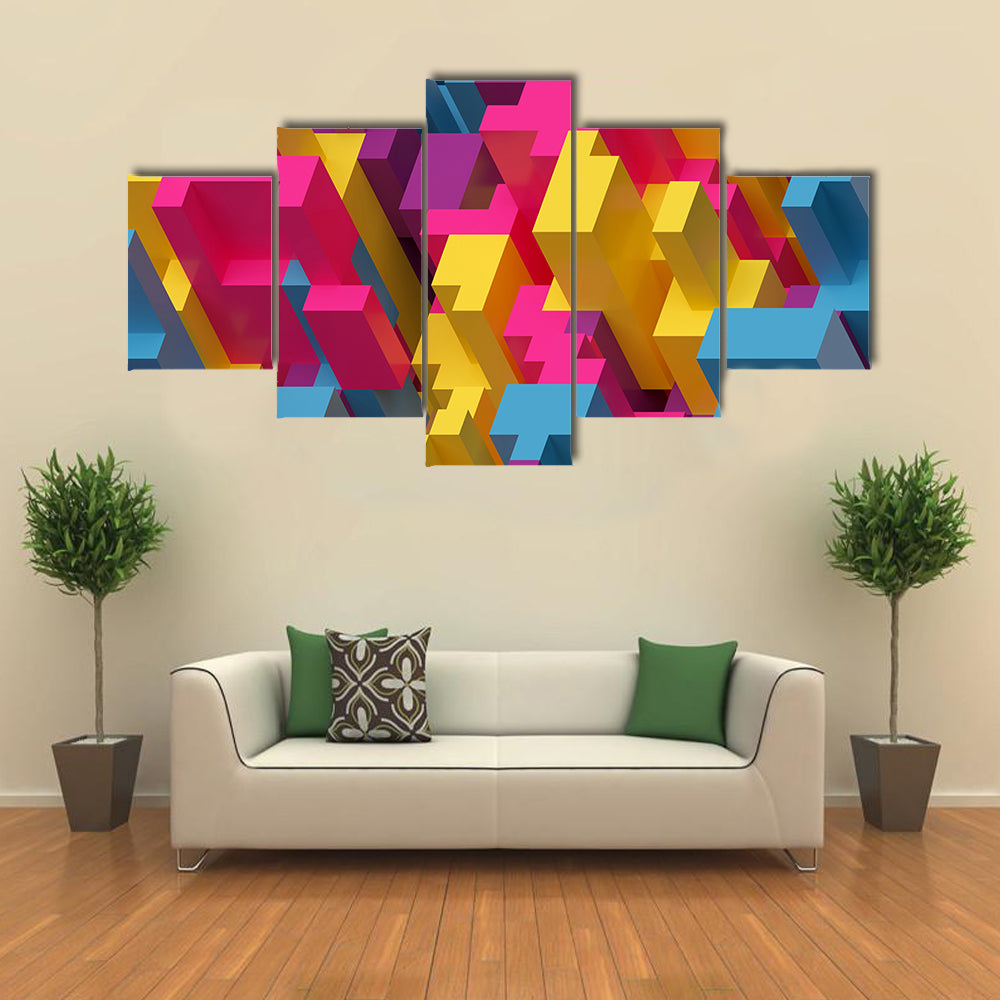 3D Digital Illustration Canvas Wall Art