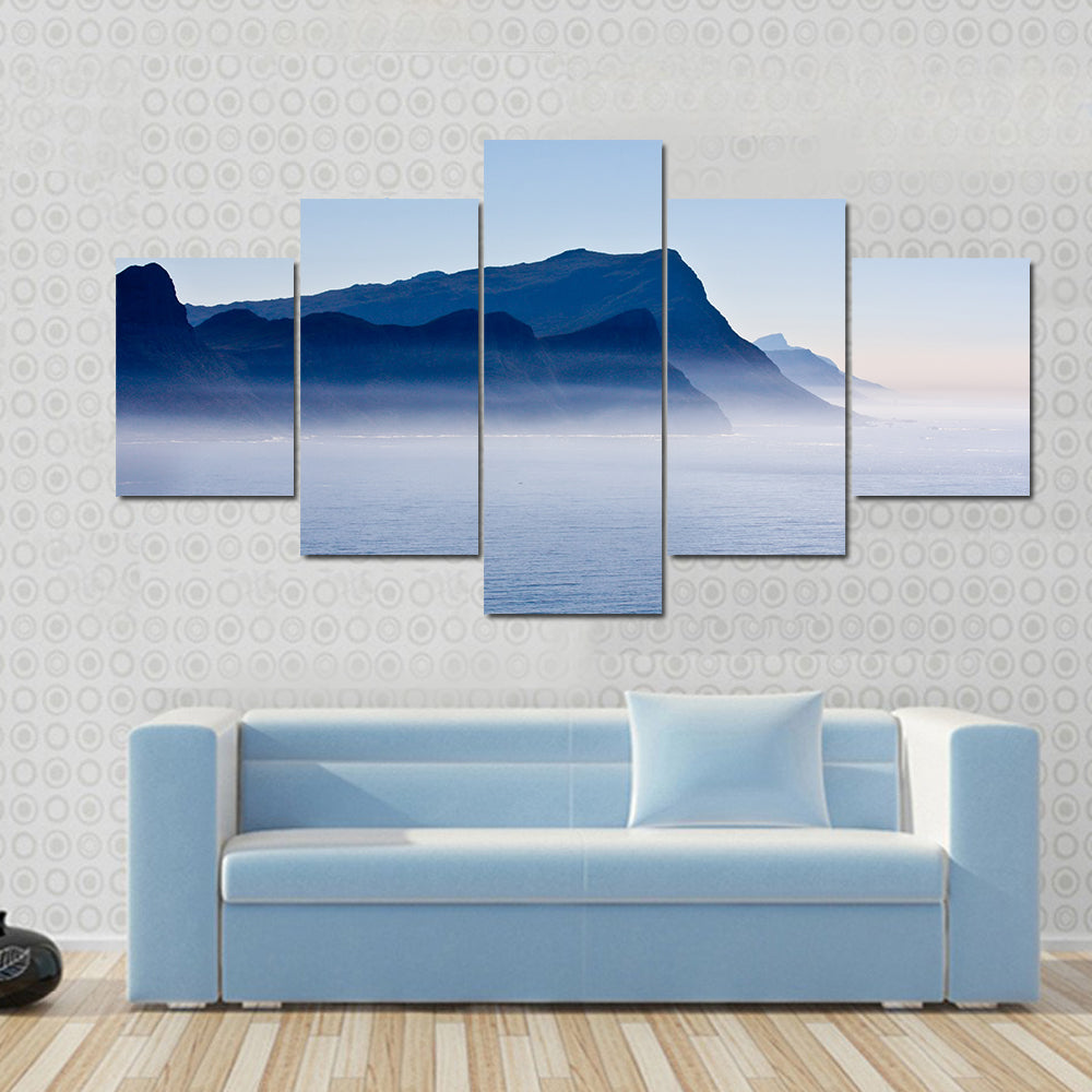 South African Coastline Near Cape Town Canvas Wall Art