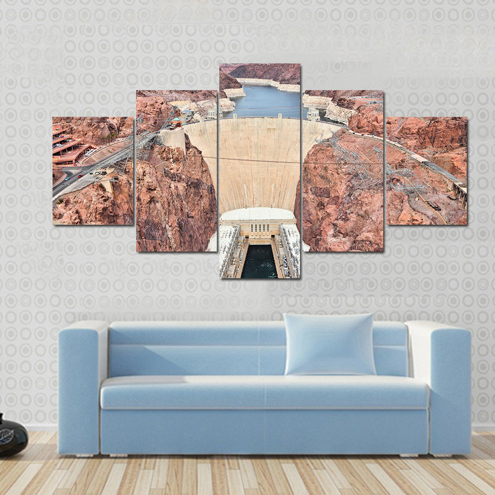 Hoover Dam in United States Canvas Wall Art
