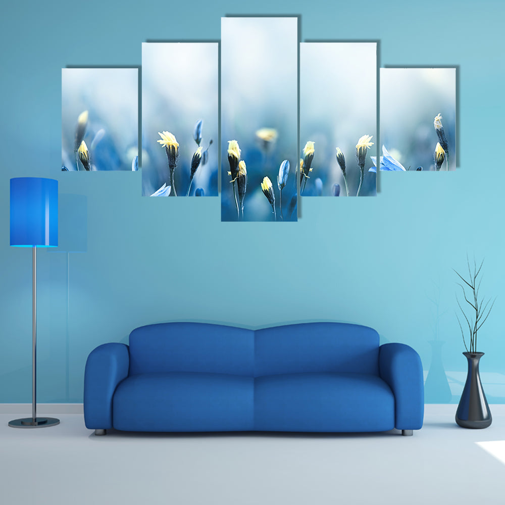 Yellow Dandelions Canvas Wall Art