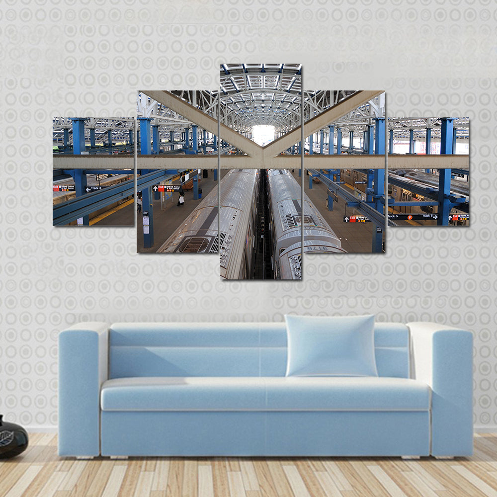 Stillwell Avenue Subway Station, Coney Island Canvas Wall Art