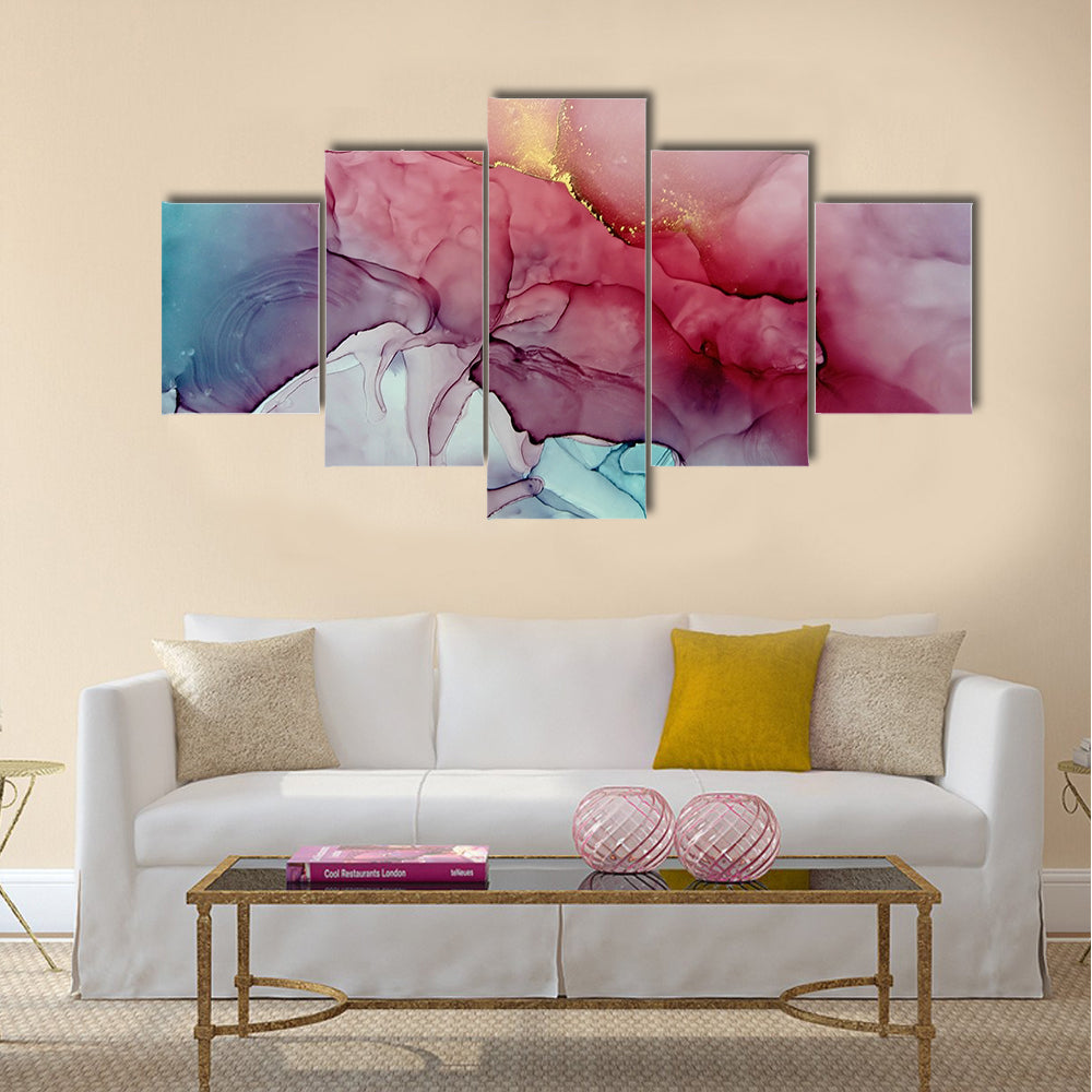 Splash Of Fluid Artwork Canvas Wall Art