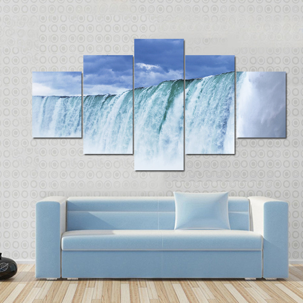 Niagara Falls Horseshoe In Canada Canvas Wall Art