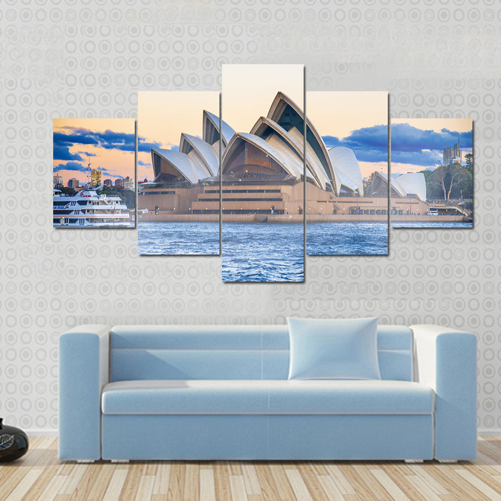 Sydney Opera House at Sunset Canvas Wall Art