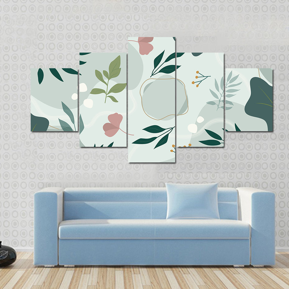 Hand Drawn Shapes &amp; Doodles Canvas Wall Art