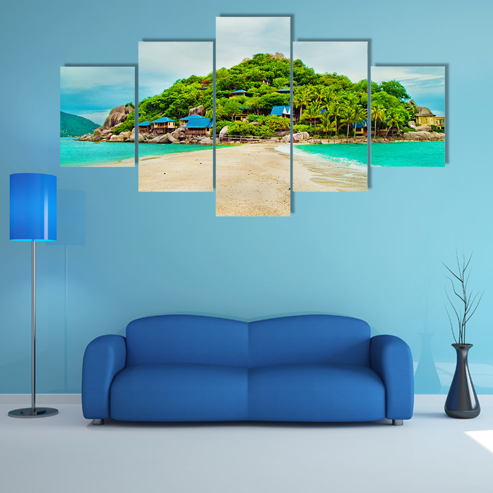 Tropical Island Beach in Thailand Canvas Wall Art