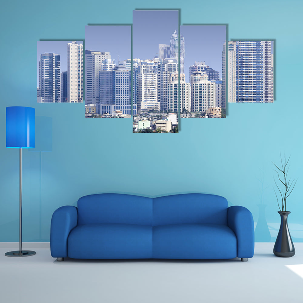 Fort Bonifacio Skyscrapers Philippines Canvas Wall Art