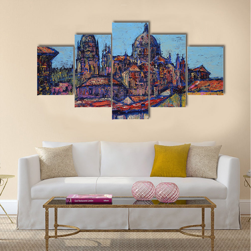 Salamanca Old City Street Canvas Wall Art