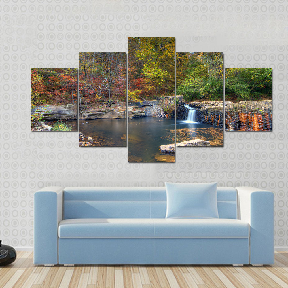 Freeman Mill Park Near Atlanta In Georgia Canvas Wall Art