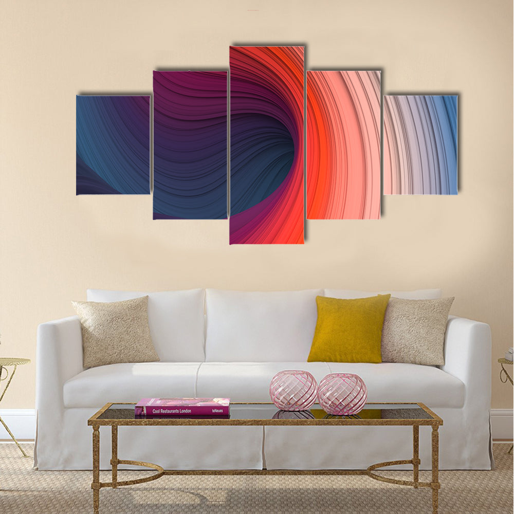 Minimalist Wave Design Canvas Wall Art