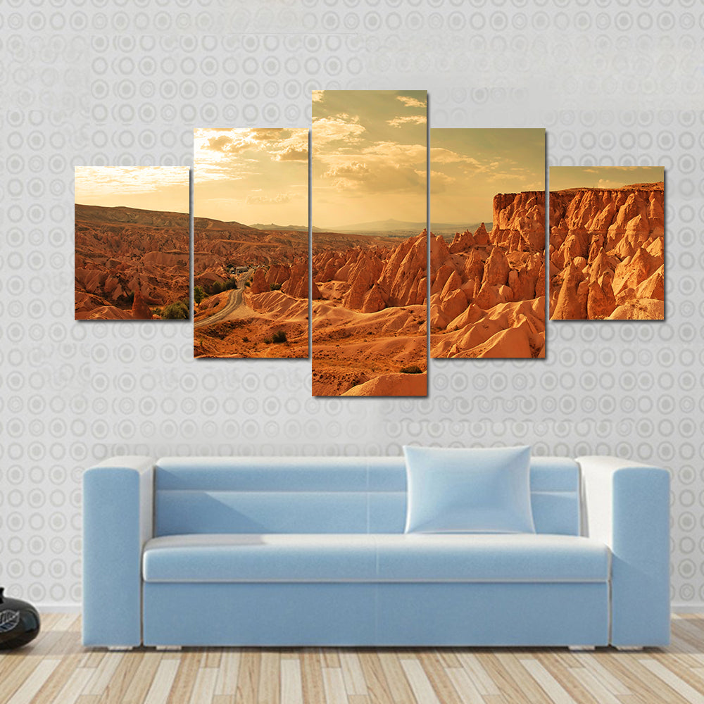 Amazing Stone Formations In Cappadocia Canvas Wall Art