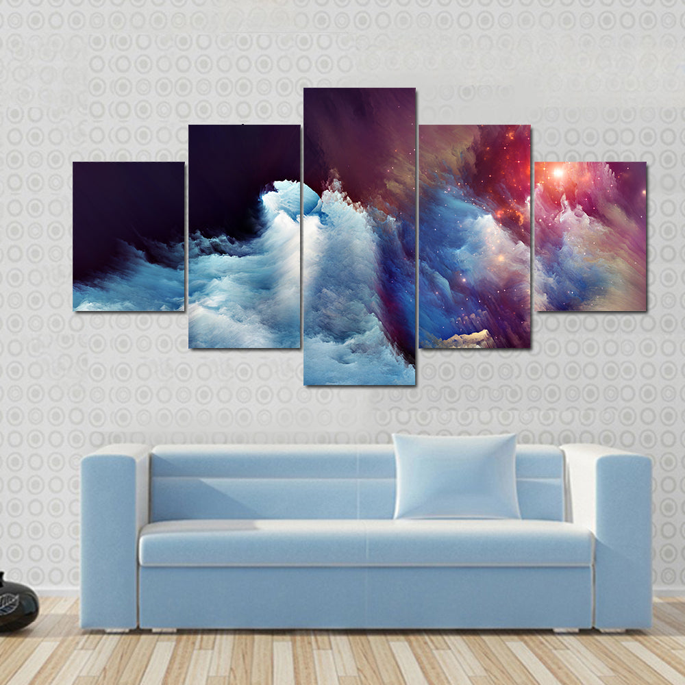 Energy of Dreams Nebula Canvas Wall Art