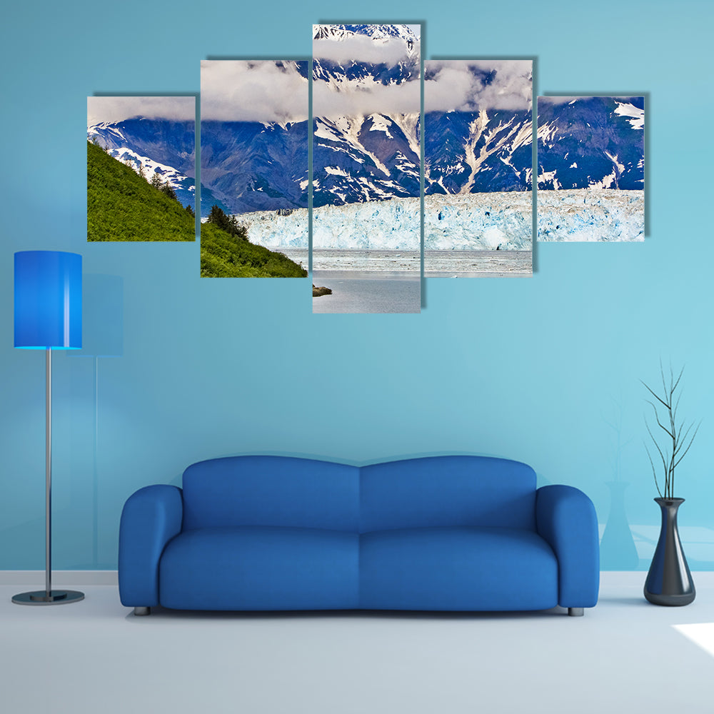 Haenke Island In Hubbard Glacier Alaska Canvas Wall Art