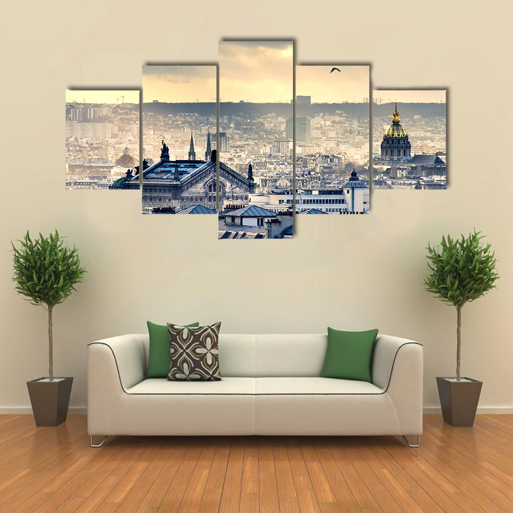 Paris Cityscape Canvas Wall Art