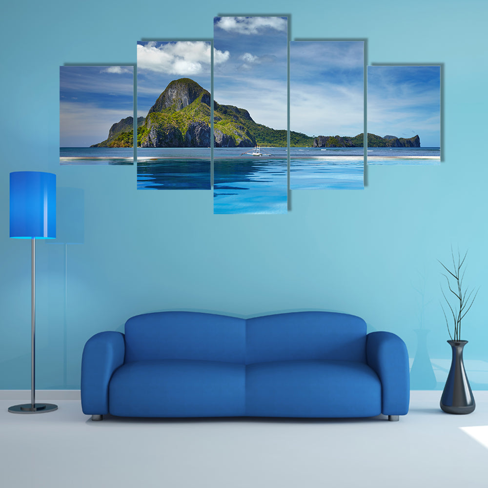 Cadlao Island In El Nido Philippines Canvas Wall Art