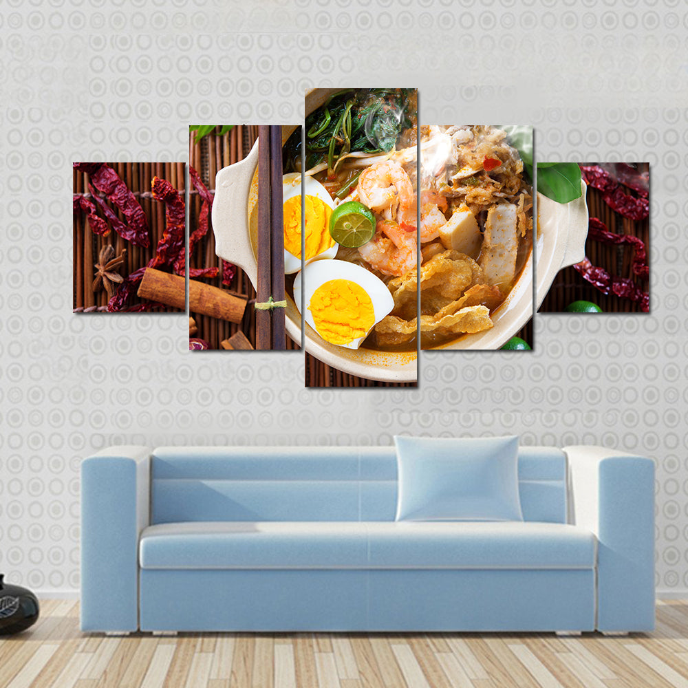 Popular Malaysian Food Canvas Wall Art