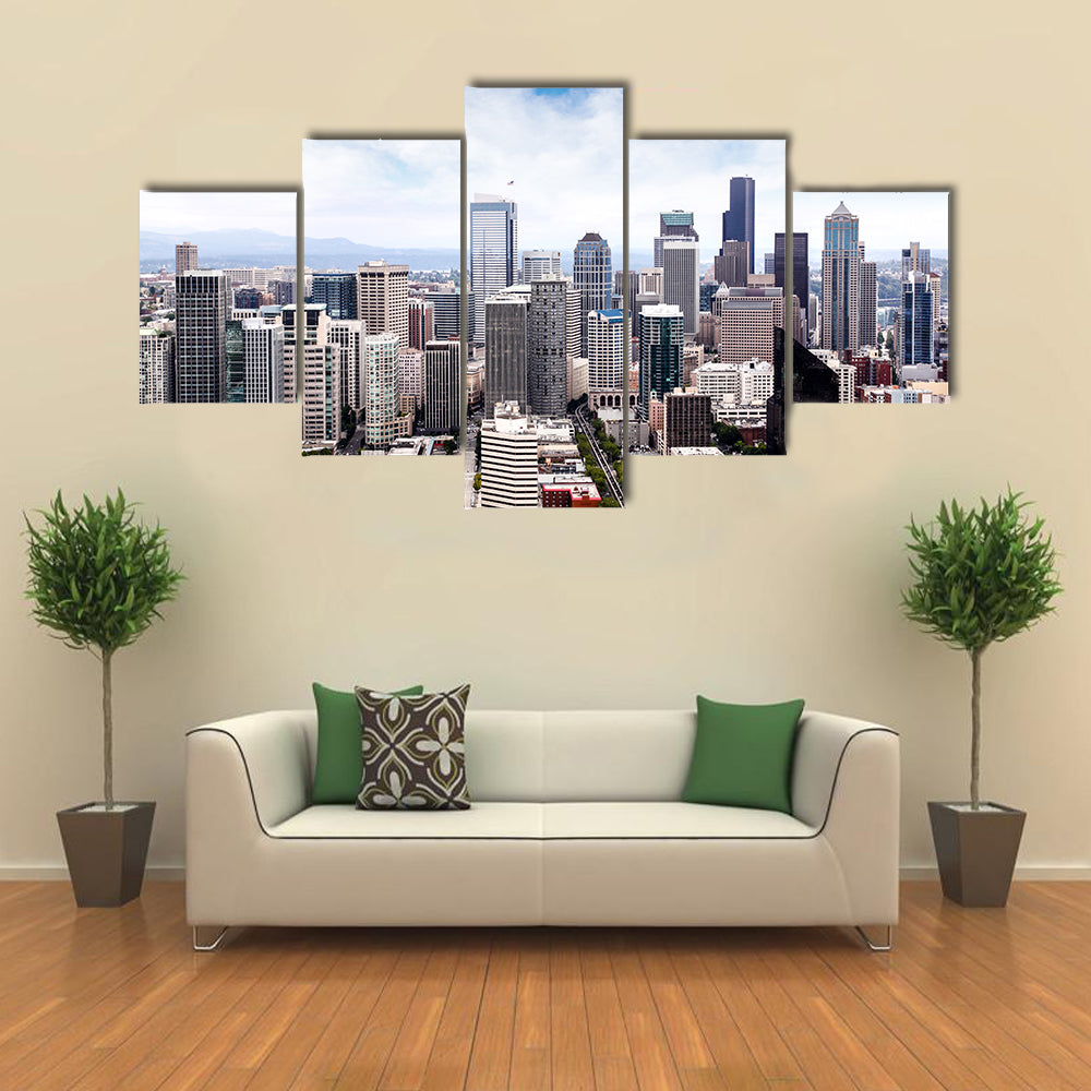 Seattle Cityscape Canvas Wall Art
