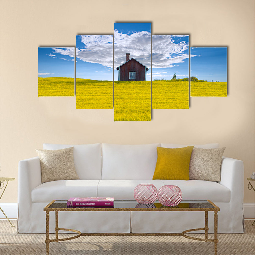 Traditional Swedish Summer House Canvas Wall Art