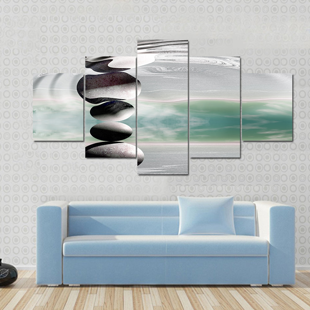 Zen Stones Canvas Wall Art