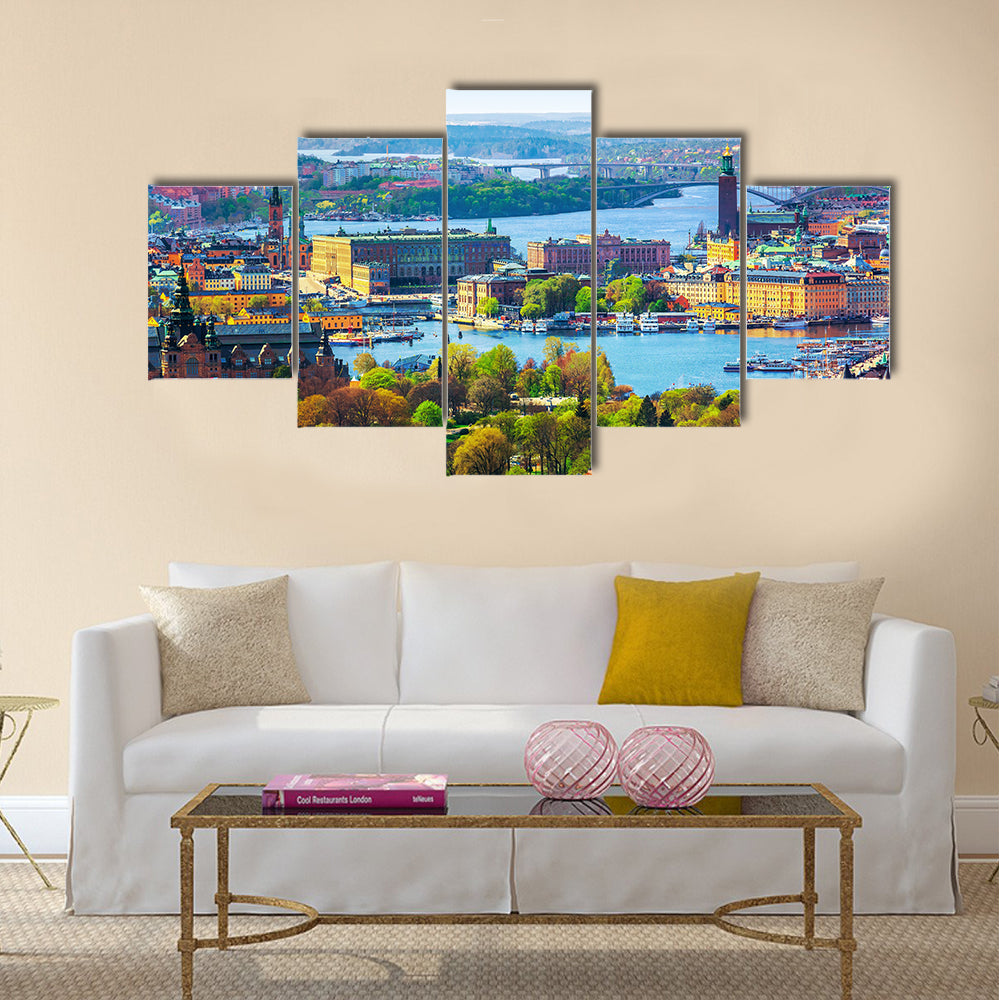 Old Town Gamla Stan In Stockholm Canvas Wall Art