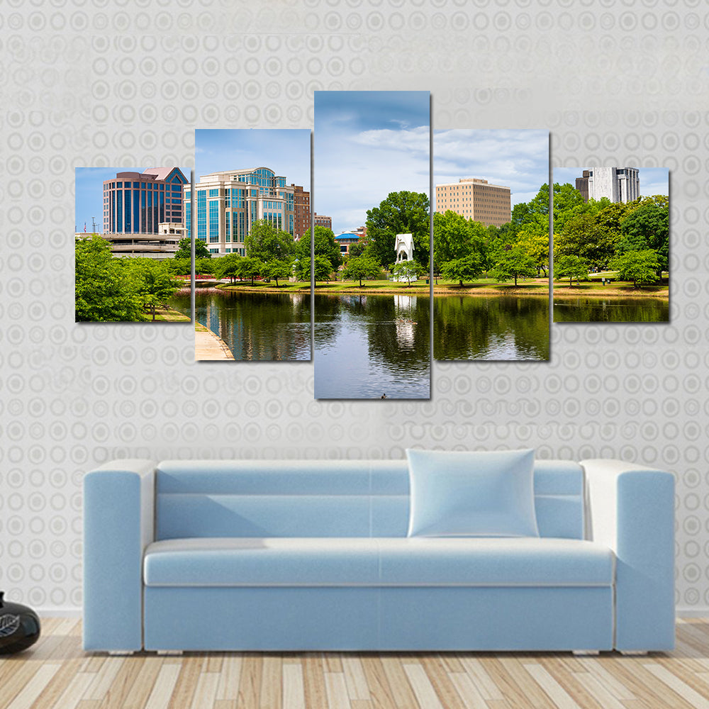 Downtown Huntsville Skyline Canvas Wall Art