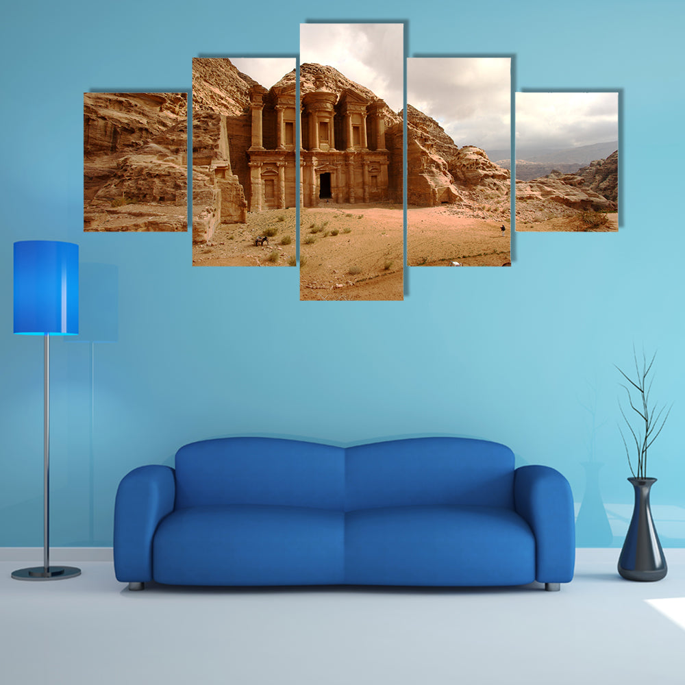 Monastery at Petra, Jordan Canvas Wall Art