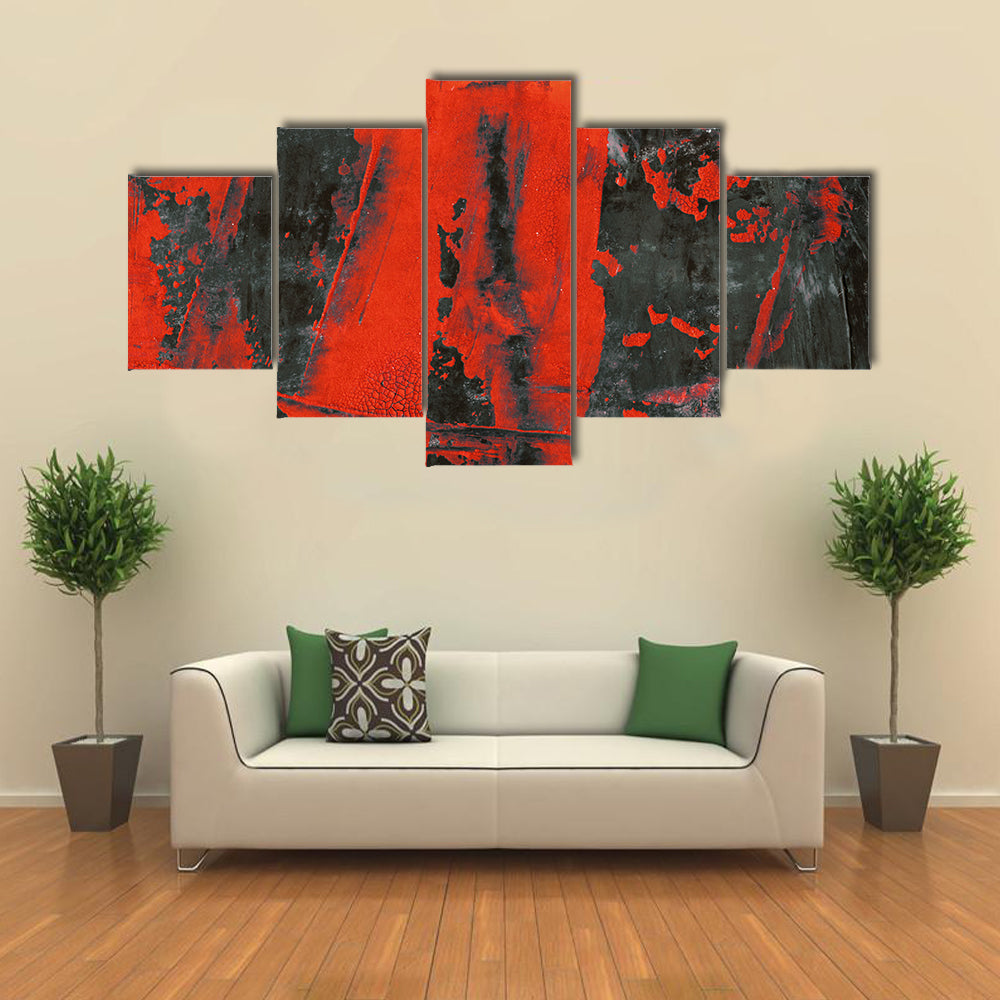 Watercolor Brush Strokes Canvas Wall Art