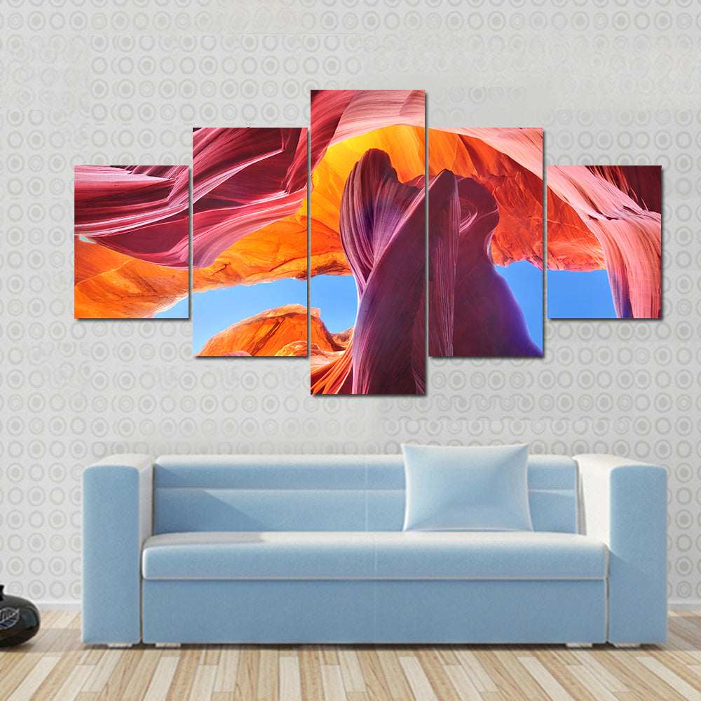 Antelope Canyon In Navajo Reservation Arizona Canvas Wall Art