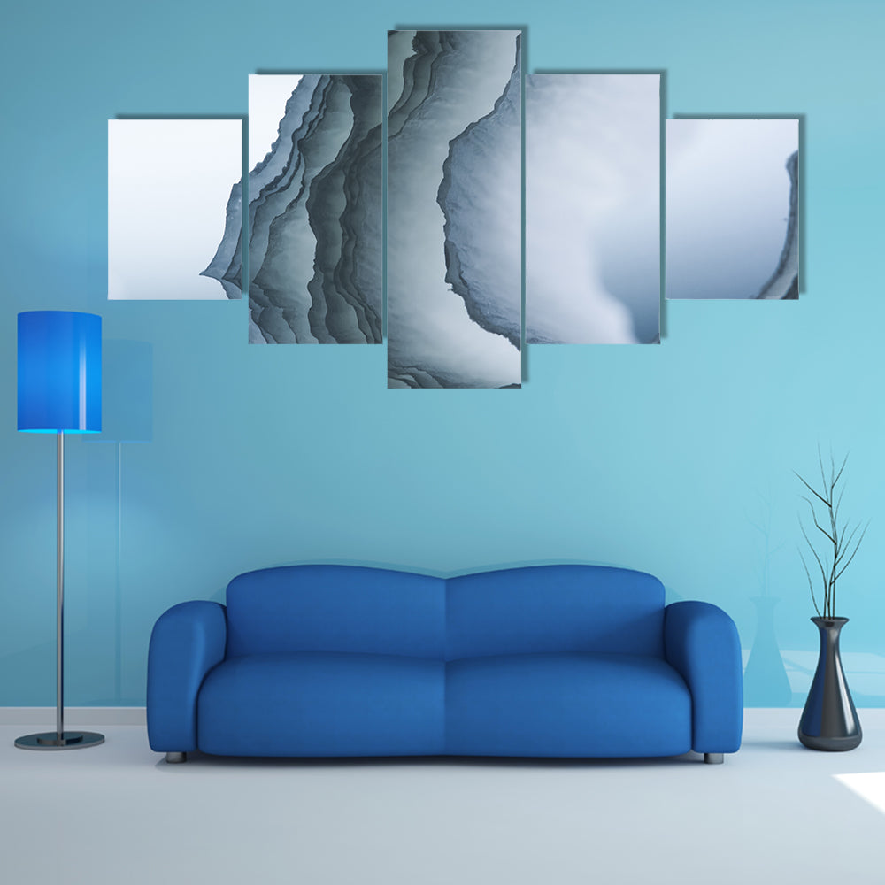 Sea Waves Composition Canvas Wall Art