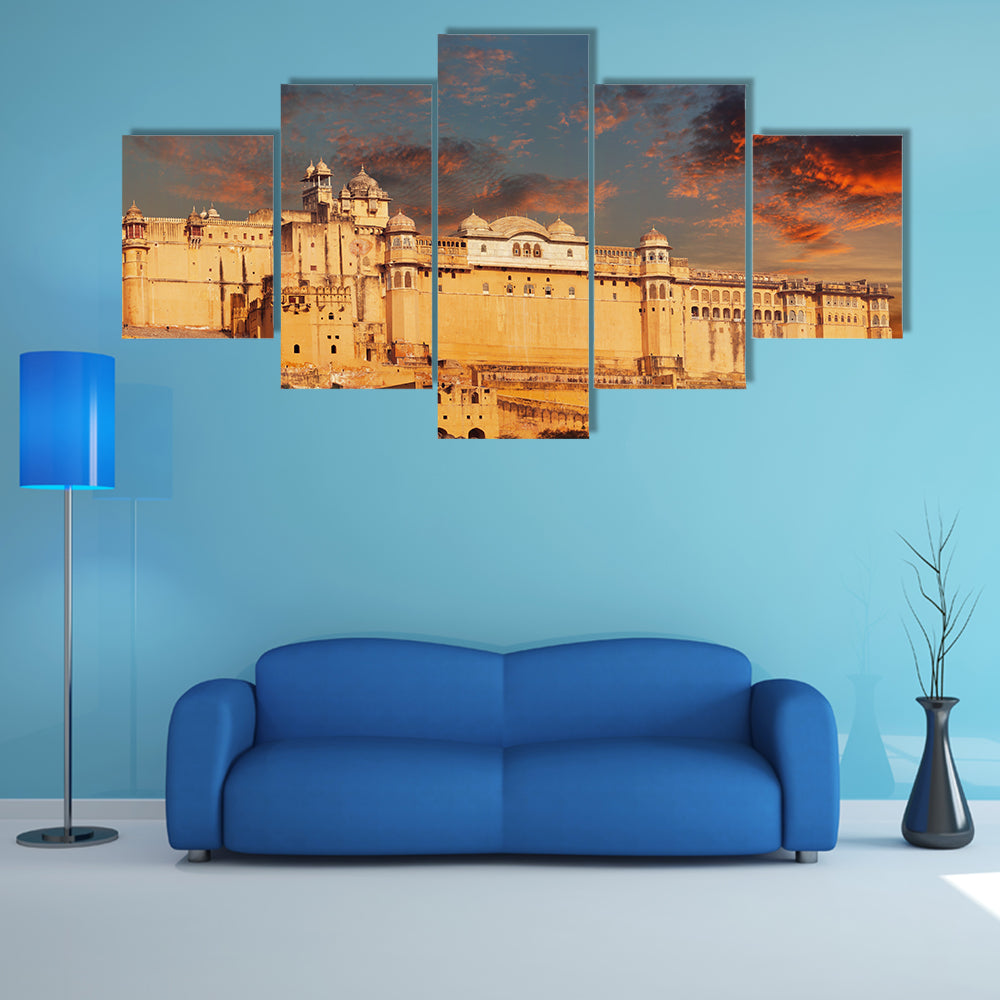 Amber Fort in Jaipur, India Canvas Wall Art