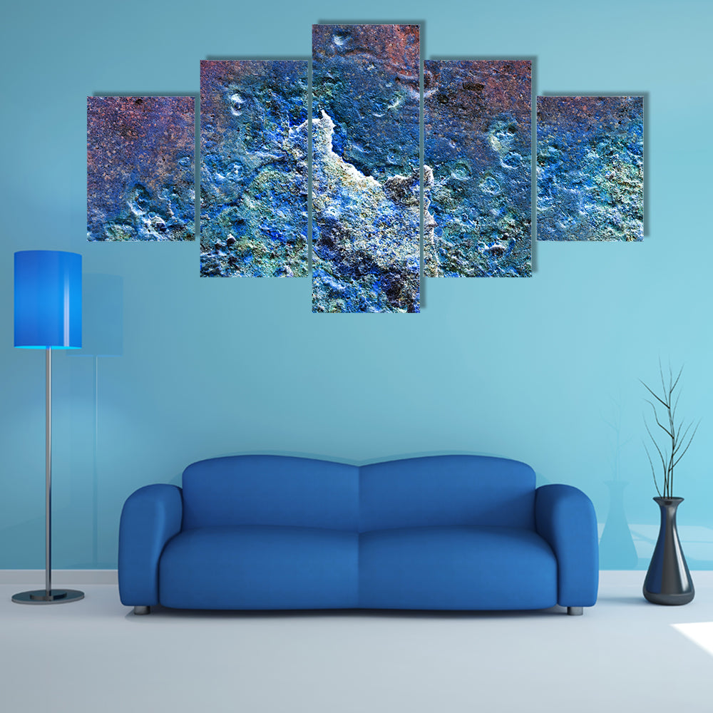 Metallic Texture With Rust Canvas Wall Art