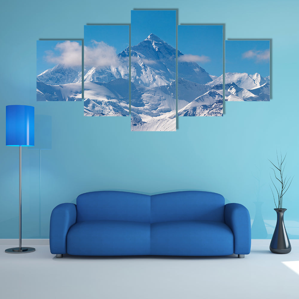 Mount Everest Snow Peaks Canvas Wall Art