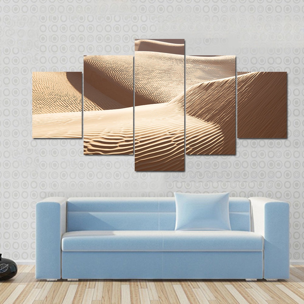 Sand Dunes Desert Of Sahara Canvas Wall Art