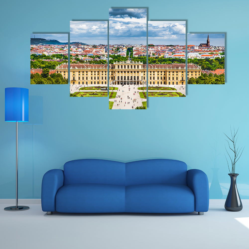Schonbrunn Palace Parterre Garden, Vienna Canvas Wall Art